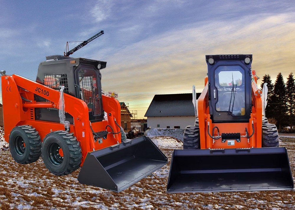 Wheeled-skid-steer-loader