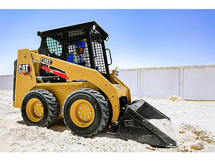 Onsite photograph of wheel skid steer loader.