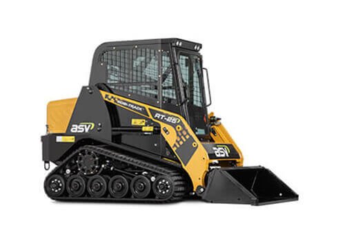 A small skid steer loader